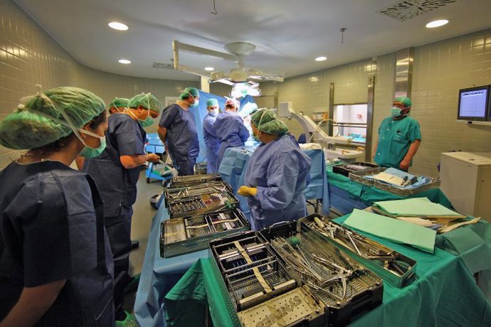 Preparación para la cirugía de columna