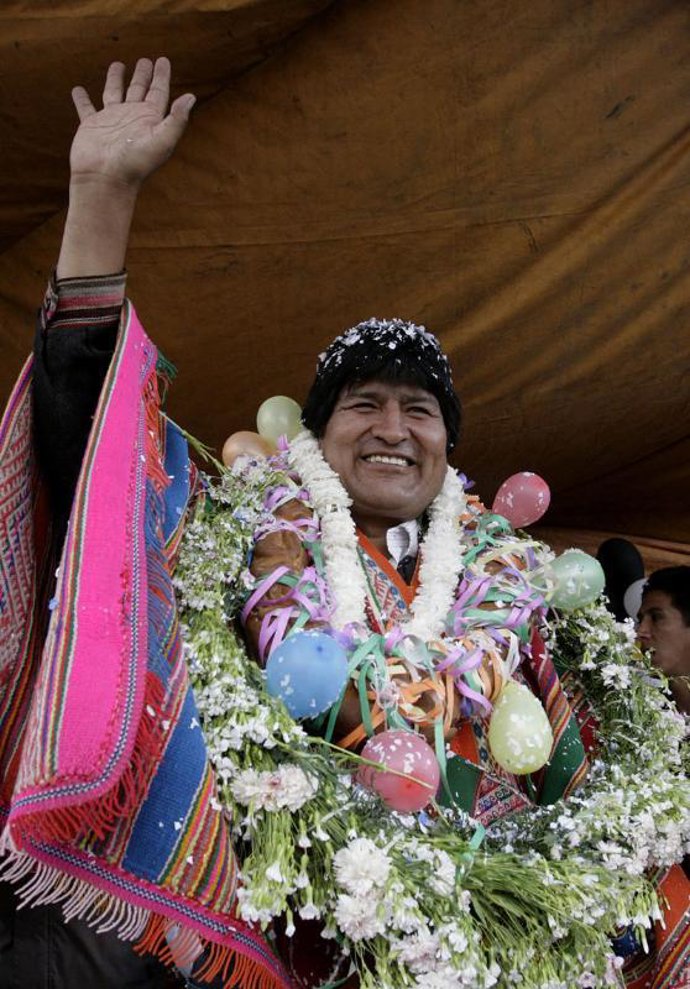 Evo Morales se identifica con los na'vi de Avatar
