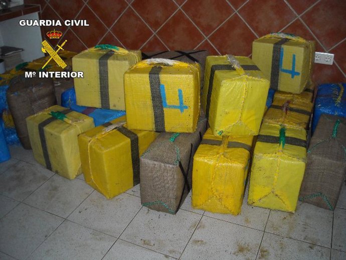 Droga intervenida en el Campo de Gibraltar