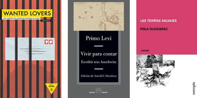 Portadas de libros de Alpha Decay