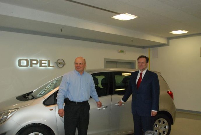 DIRECTOR GENERAL DE GM ESPAÑA, ROMUALD RYTWINSKI, Marcelino Iglesias