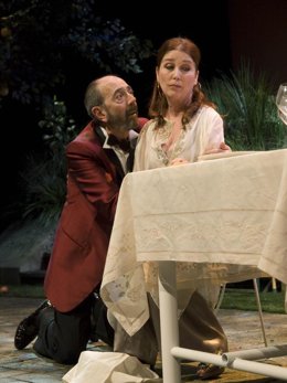 Verónica Forqué y Miguel Ángel Rellán