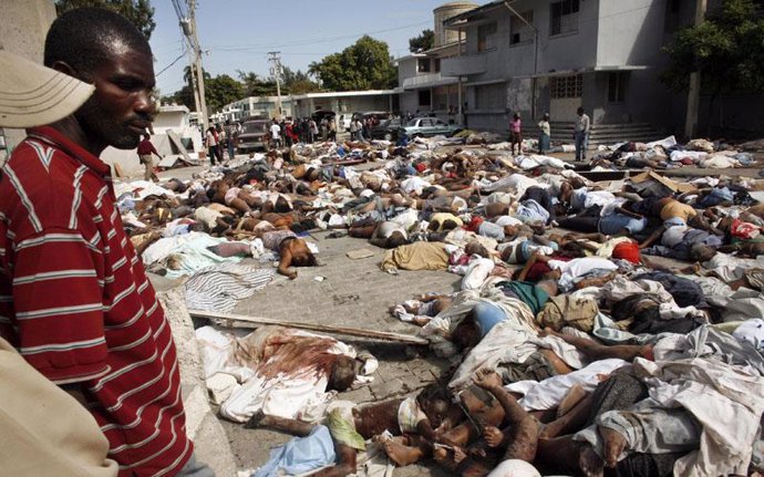 Muertos en el terremoto de Haití