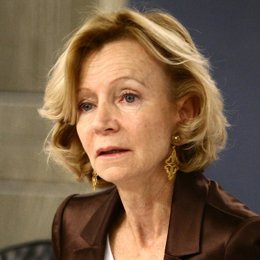 Primer plano de Elena Salgado