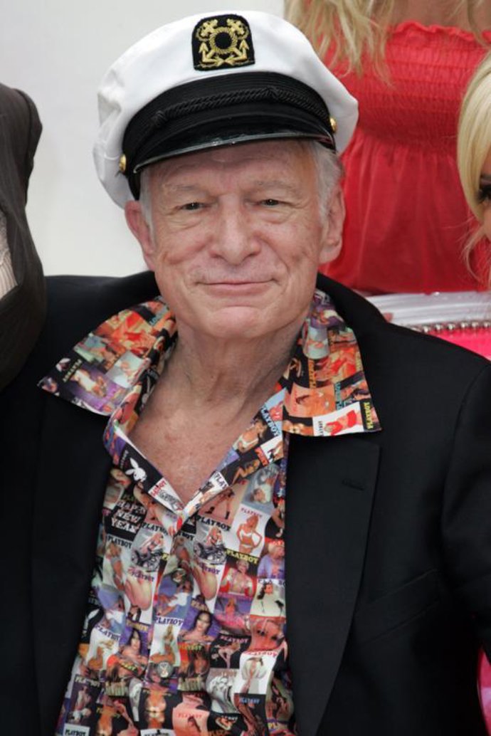 El fundador de Playboy, Hugh Hefner