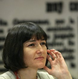 La ministra de Cultura, Ángeles González-Sinde, comparece en el Senado