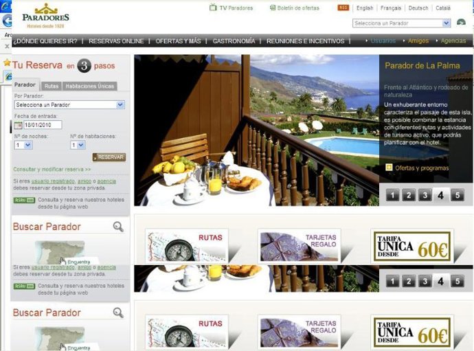 web paradores