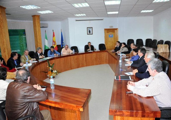 Un momento de la reunión