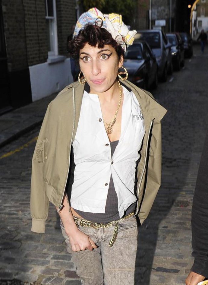 La cantante Amy Winehouse