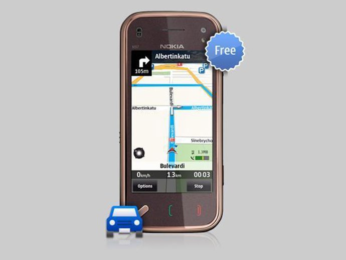 Movil Nokia con GPS integrado
