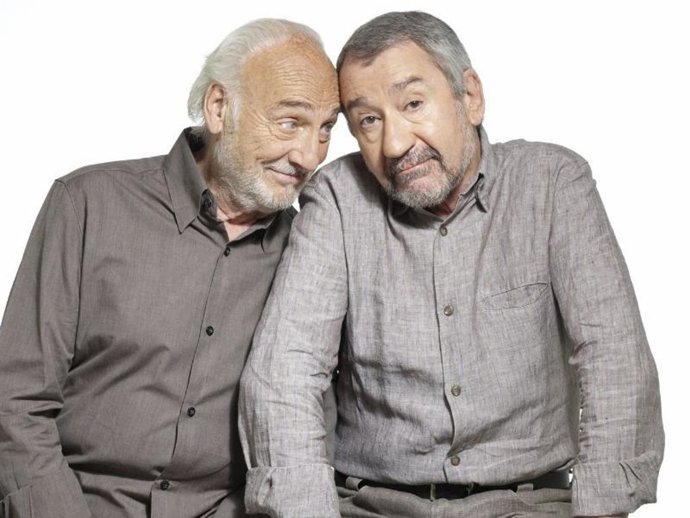 Los actores Hector Alterio y José Sacristán