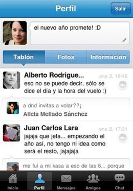 Tuenti para iPhone e iPod Touch