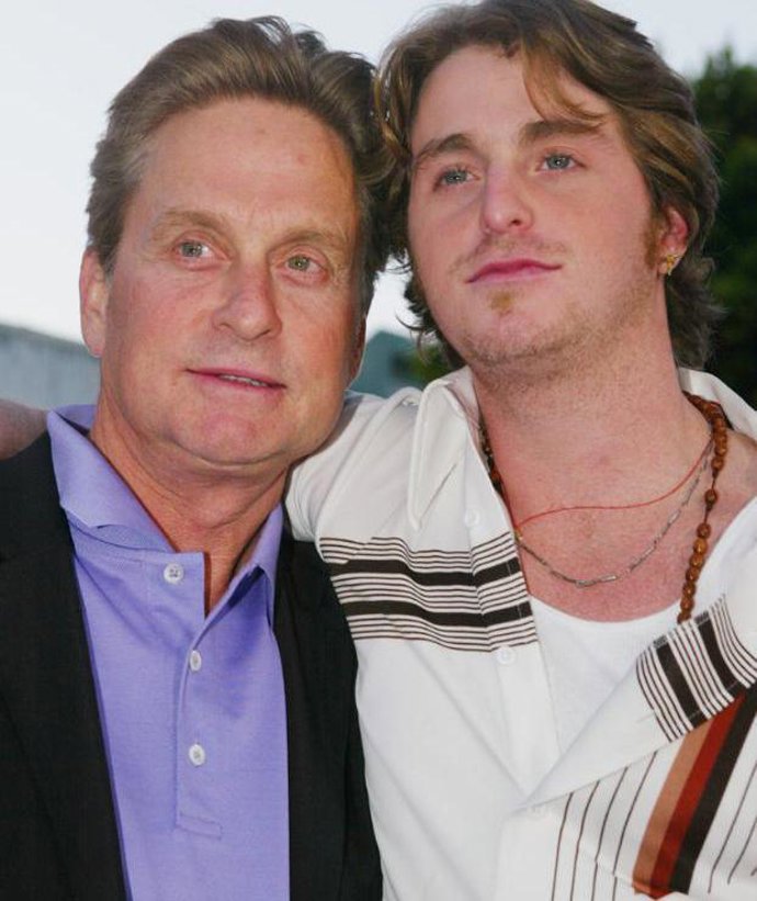 Michael Douglas y su hijo Cameron