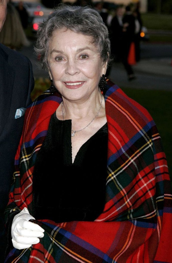 La actriz Jean Simmons