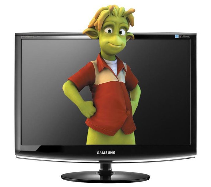 Montaje de televisión en 3D