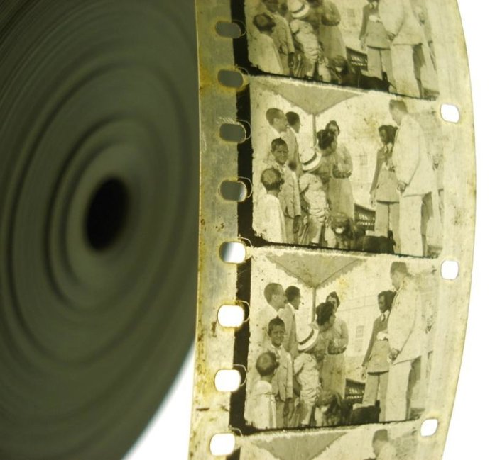 El rollo de película filmado en 1915