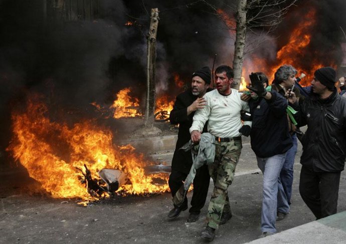 Manifestación antigubernamental en Irán