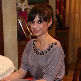 La actriz Miren Ibarguren