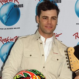 Fonsi Nieto en la subasta de Rock in Rio