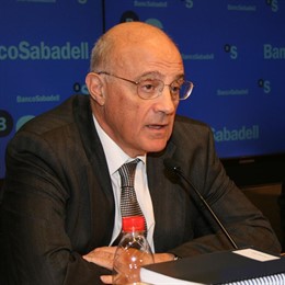 presidente de Banco Sabadell, Josep Oliu