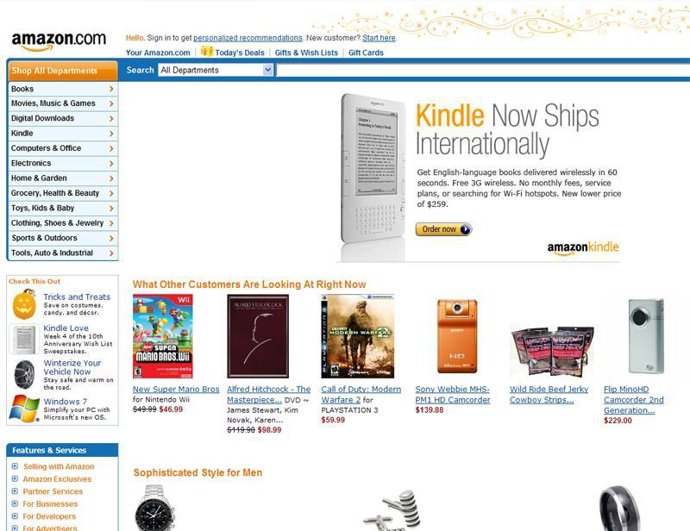 Pantallazo de Amazon