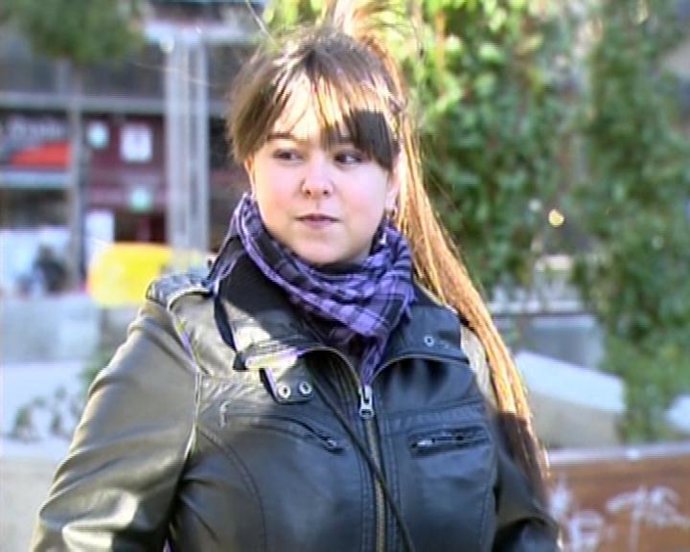 Una estudiante madrileña, Ana Rincón