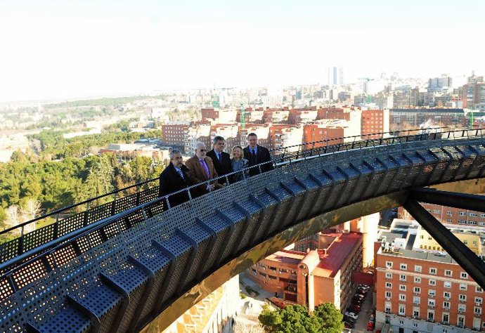 Gallardón, Valcarce, Lucas, Pérez y Berzosa en el Faro de Moncloa