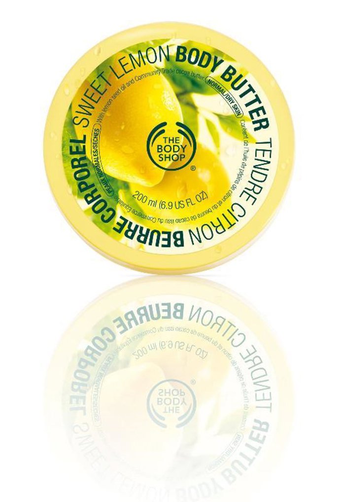 Manteca limón dulce. Body Shop.