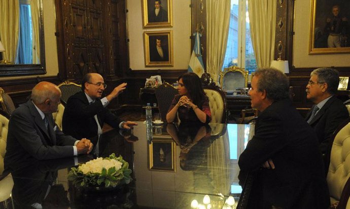 Brufau se reúne con la presidente Kirchner