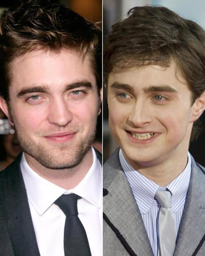Pattinson y Radcliffe