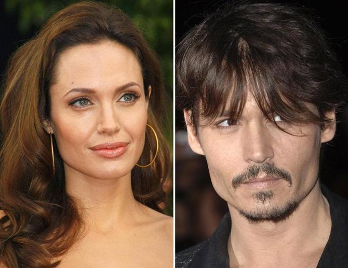 Angelina Jolie y Johnny Depp 