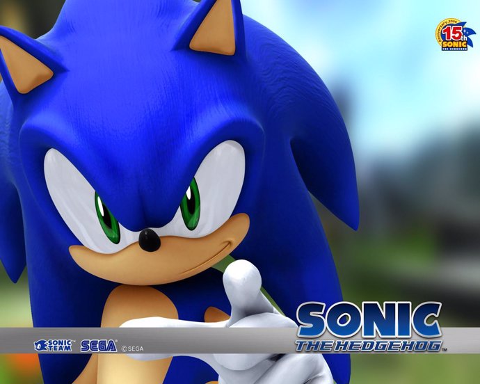 La mascota de Sega Sonic el herizo