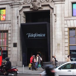 Edificio de Telefónica en Madrid
