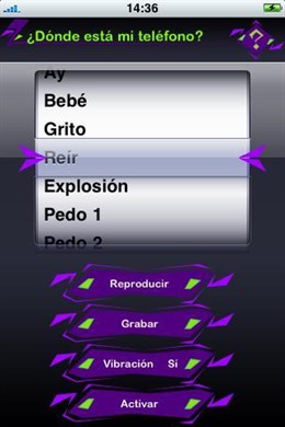 Aplicación Iphone