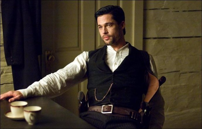 Brad Pitt en "El asesinato de Jesse James por el cobarde Robert Ford