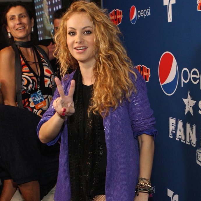 La cantante mexicana Paulina Rubio