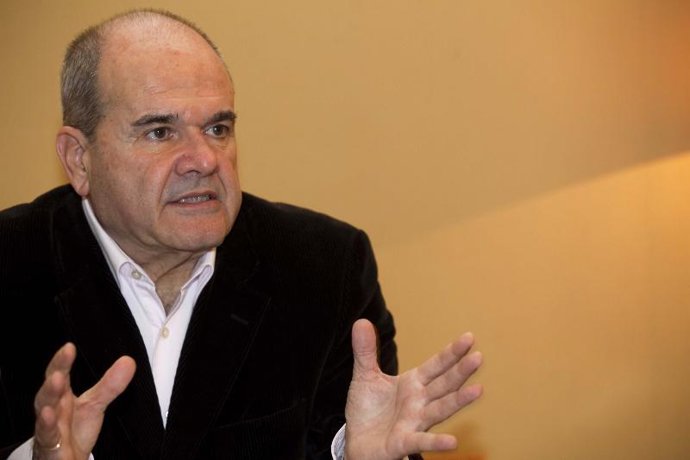 Manuel Chaves, durante la entrevista con Europa Press