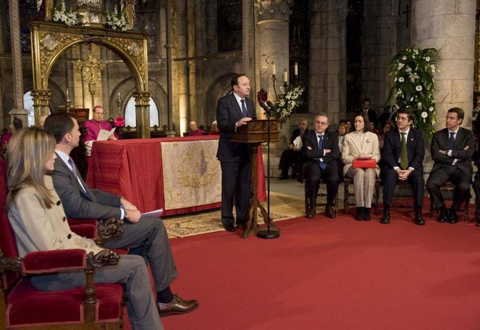 Pedro Sanz En La Inauguración Del Año Jacobeo 2010