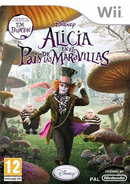 Portada Del Videojuego Para Wii De Alicia En El País De Las Maravillas