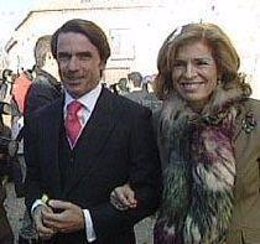 José María Aznar Y Ana Botella