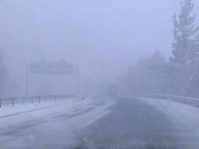 Nieve, Carretera