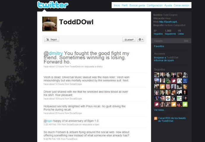 Pantallazo cierre Veoh