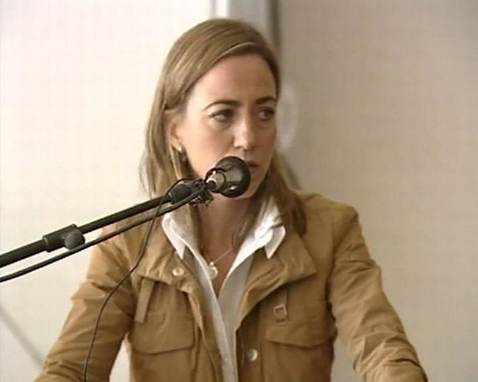 Primer plano de Carme Chacón