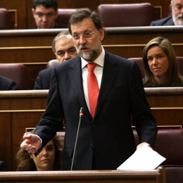 Líder Del PP, Mariano Rajoy En El Congreso