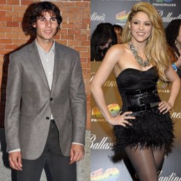 El tenista Rafael Nadal y la cantante Shakira