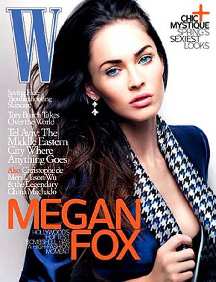 Megan Fox Para La Portada De 'W'