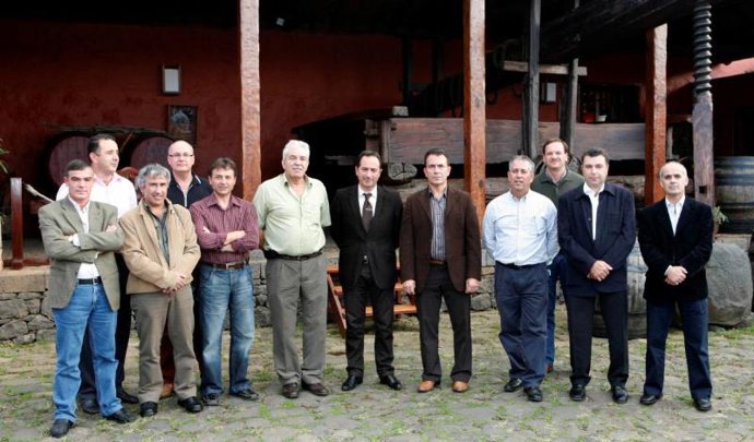 Un momento de la reunión.