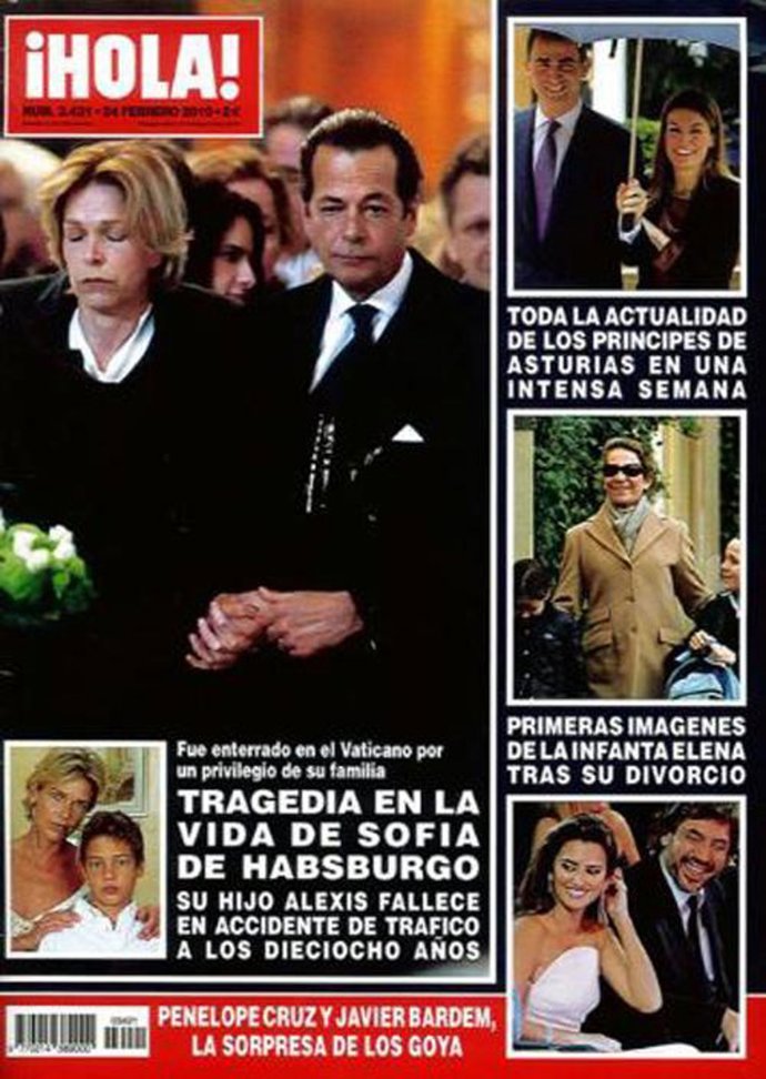 Sofía de Habsburgo, Príncipe Hugo, revista '¡Hola!'