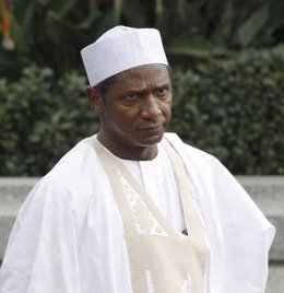 El presidente de Nigeria Umaru Yar'Adua 