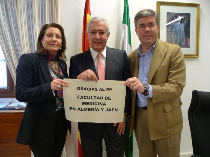 Arenas reunido con los diputados de Almería y Jaén
